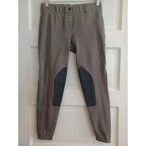 Horze equestrian breeches 28 knit horse riding pants jodhpurs reinforced knees